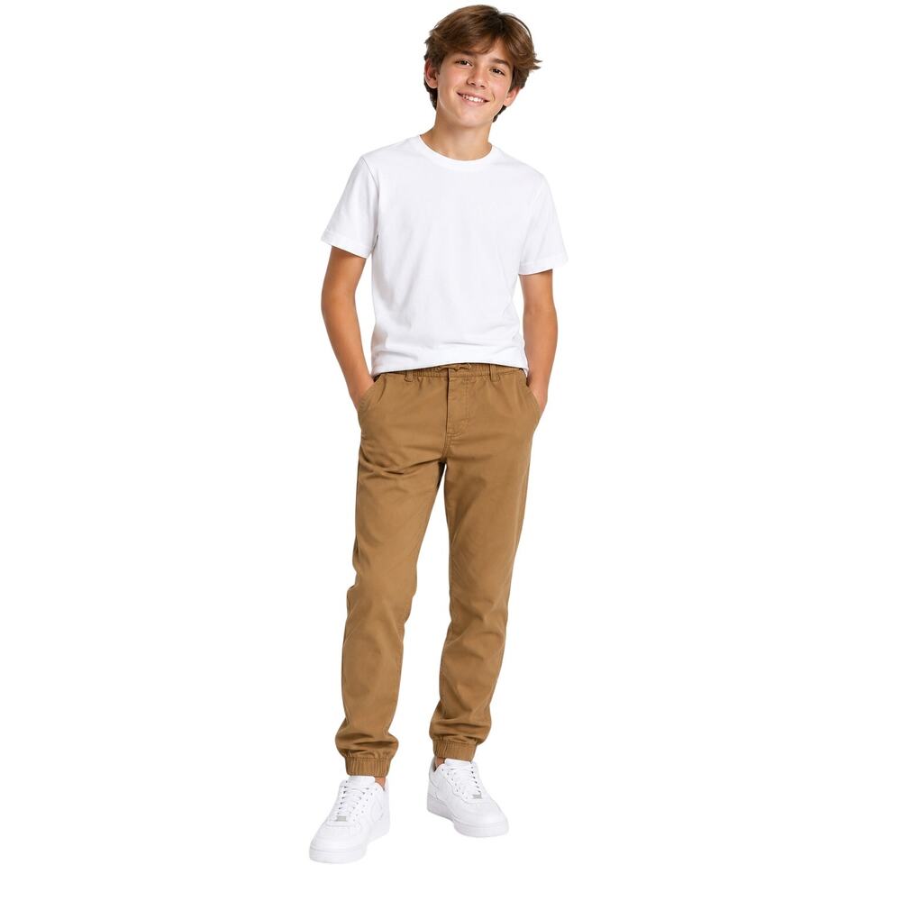 Levi’s Youth XL Brown Jogger Pants Elastic Waist 13-15 Years
